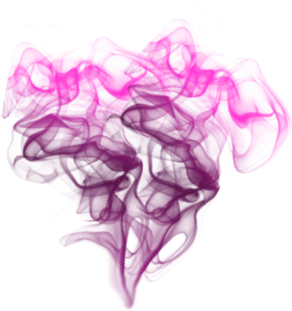 pink smoke on a white background