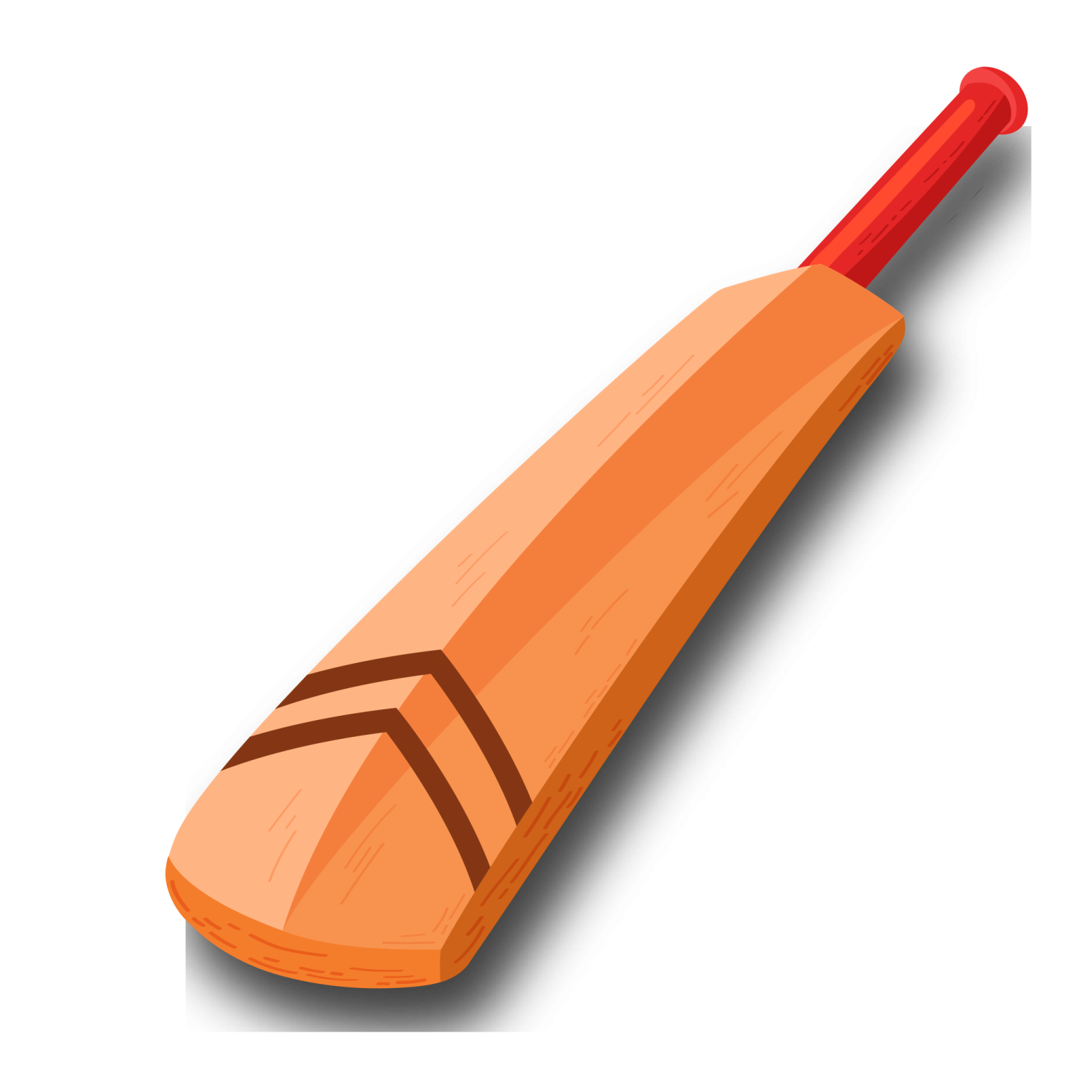 a baseball bat on a white background