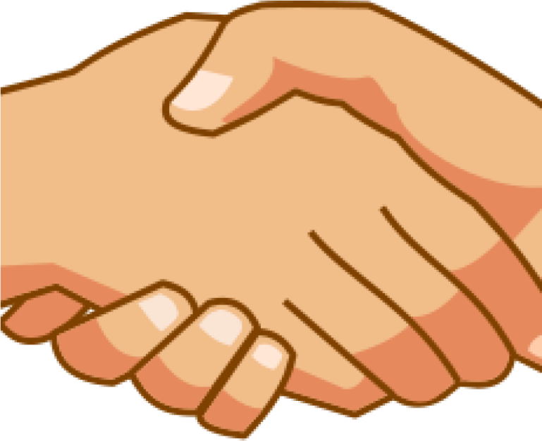 two hands shaking over each other hands