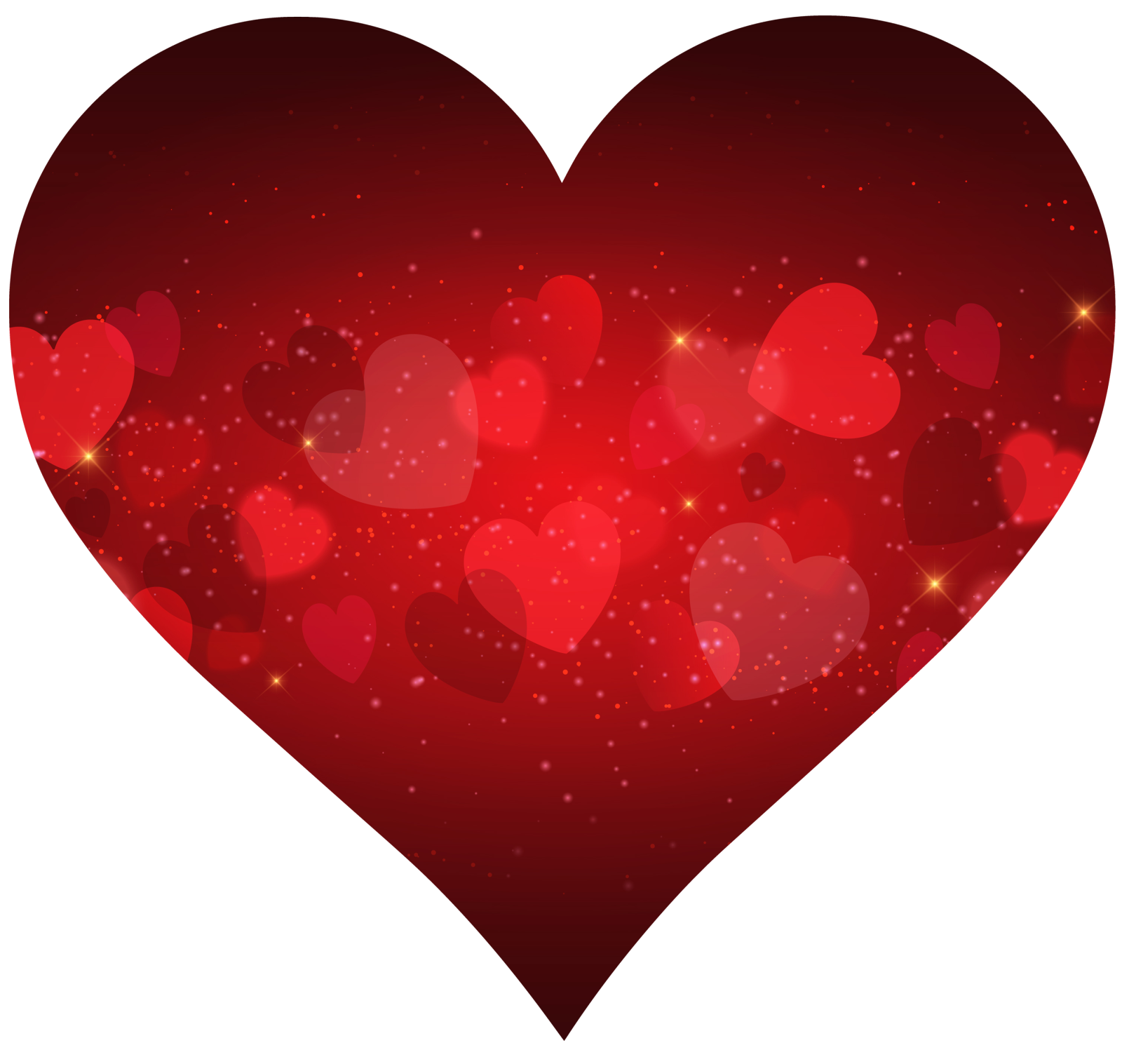 a red heart on a white background