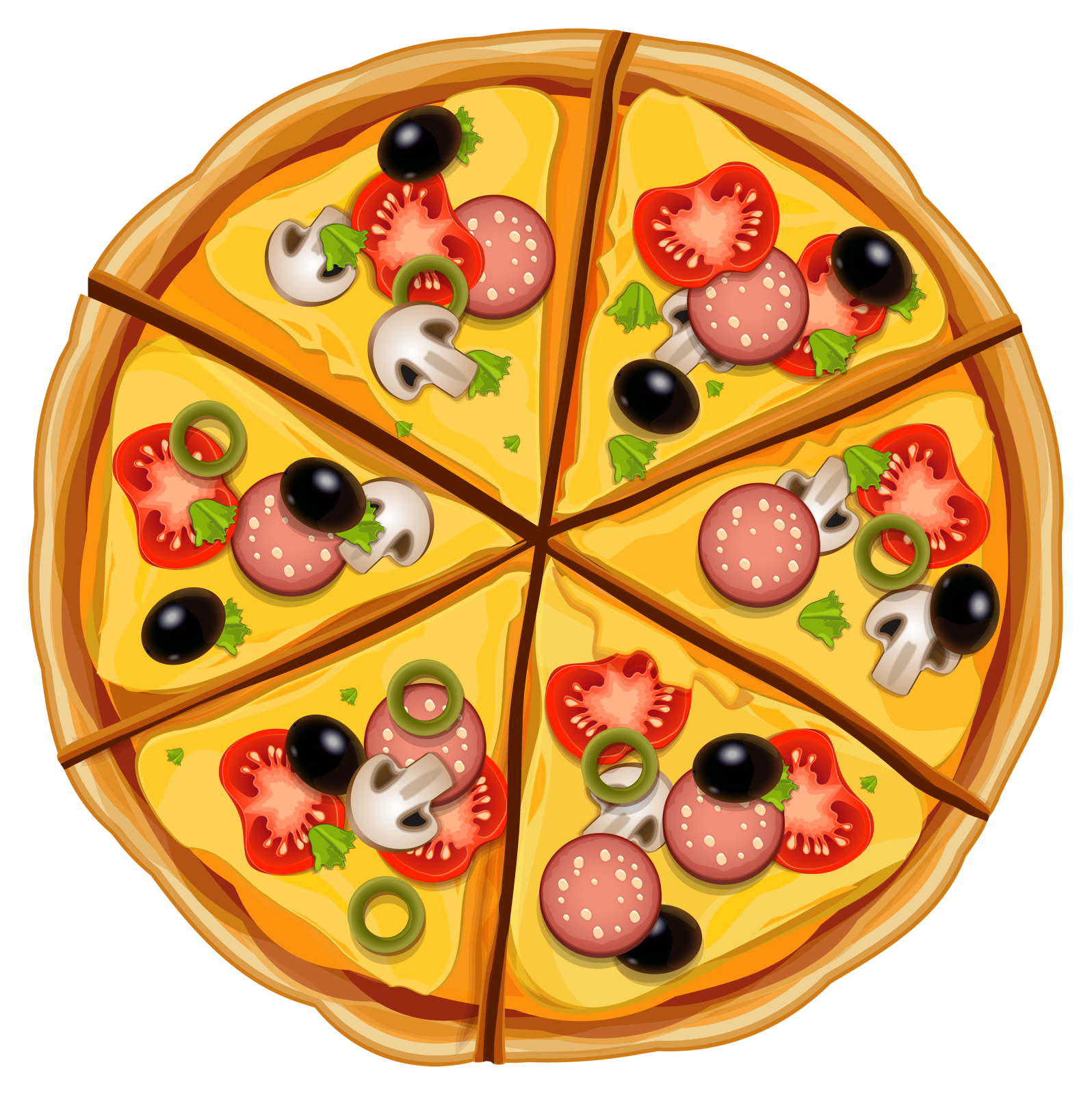 a pizza with different toppings on it
