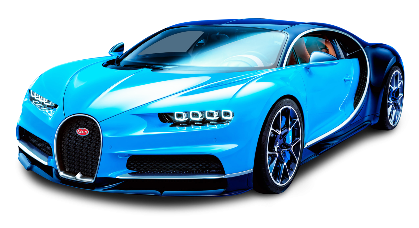 a blue bug bug car on a white background