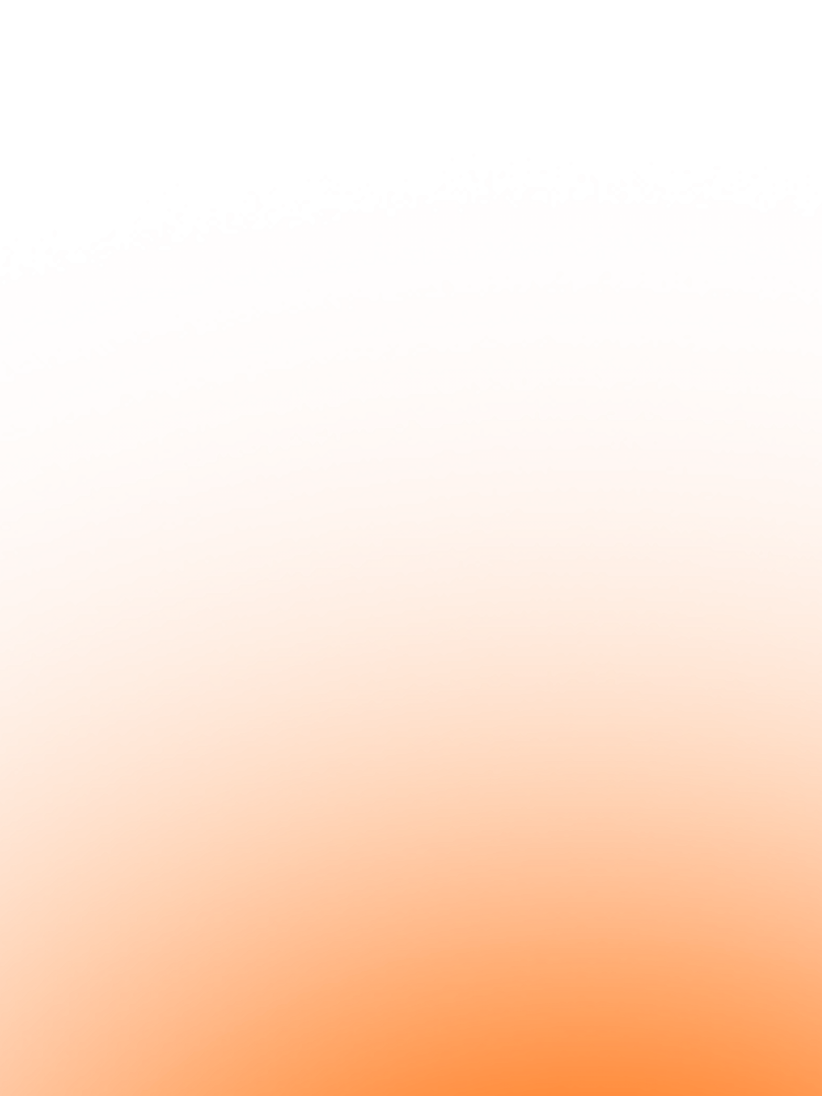 an orange background with a white border