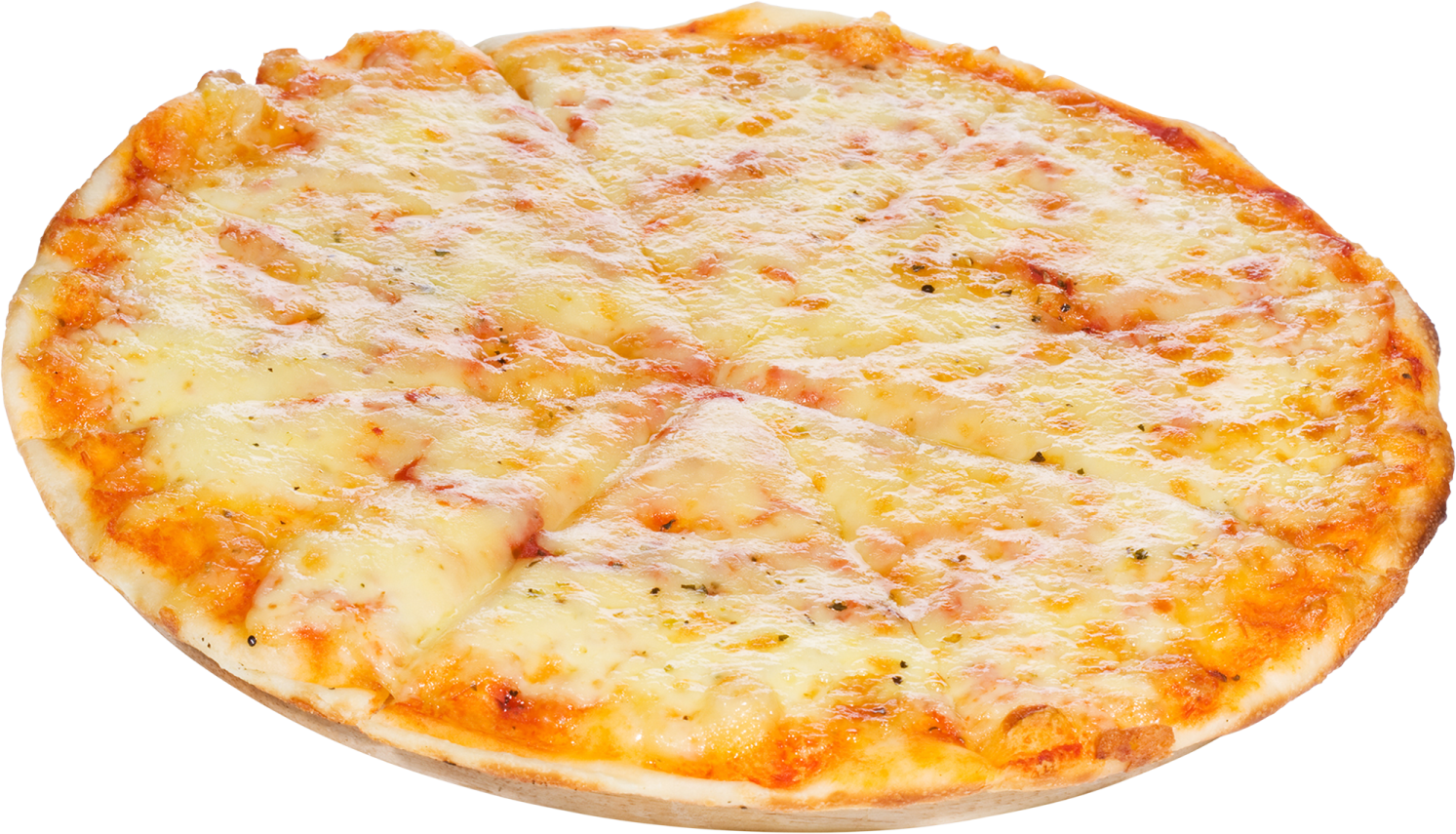 the pizza is round