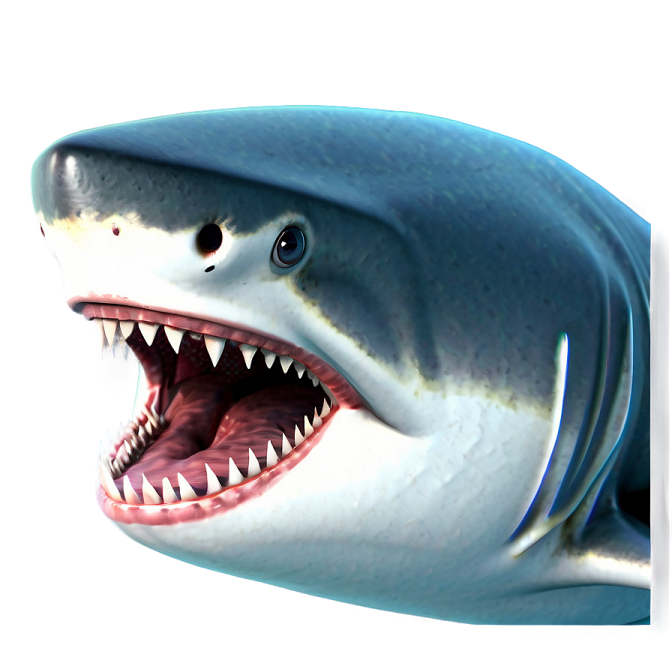 a close up of a shark with its mouth open