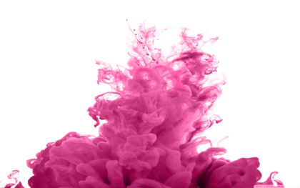 pink smoke on white background