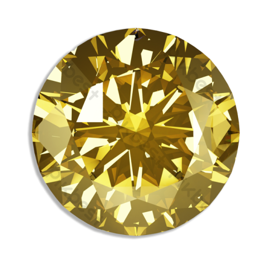 a yellow diamond