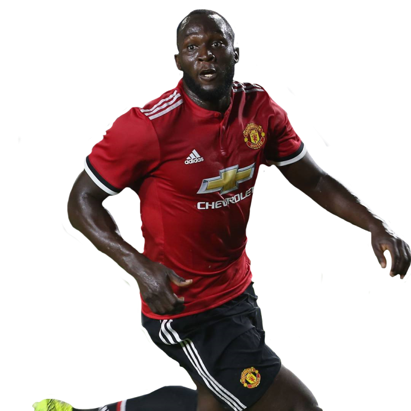 a man in a red shirt running with a soccer ball