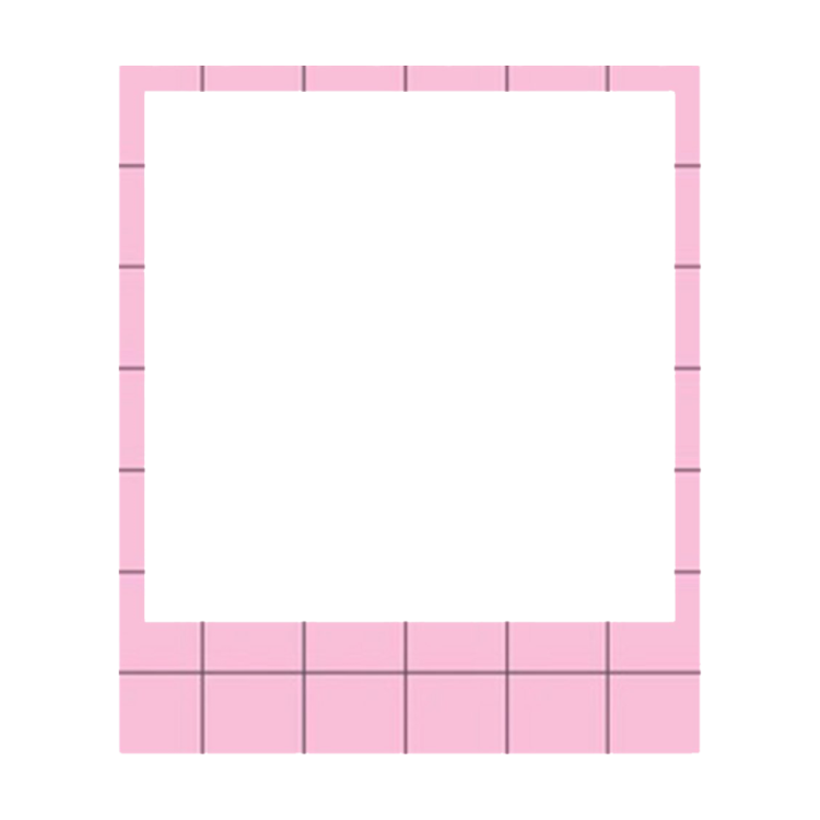 a square frame with pink squares on it