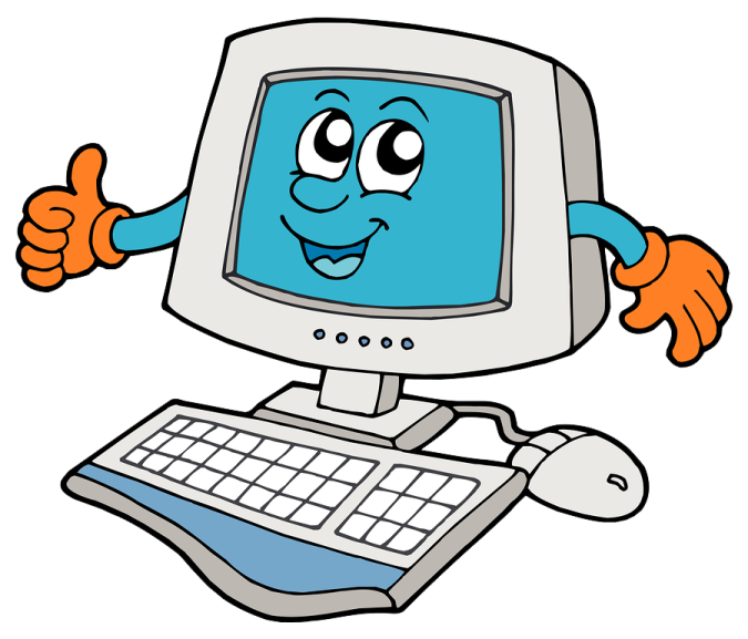 an image of a cartoon computer