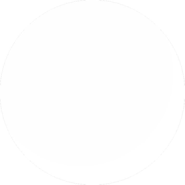 a white circle with no background