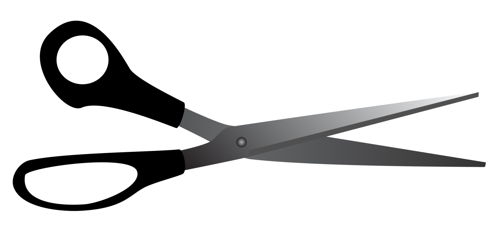 a pair of scissors on a white background