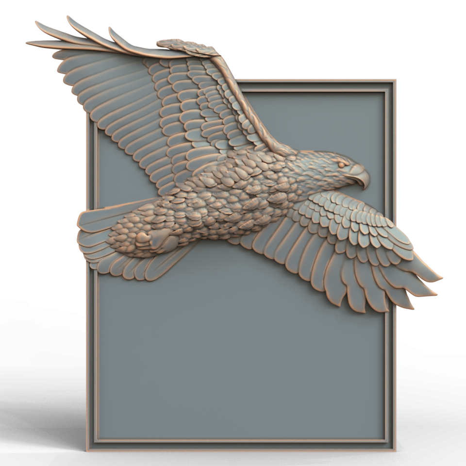 a bird flying in the air over a frame
