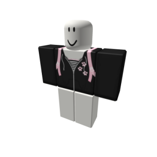 a person in a black suit and pink tie