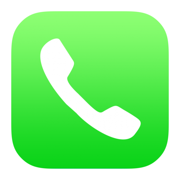 a green phone icon