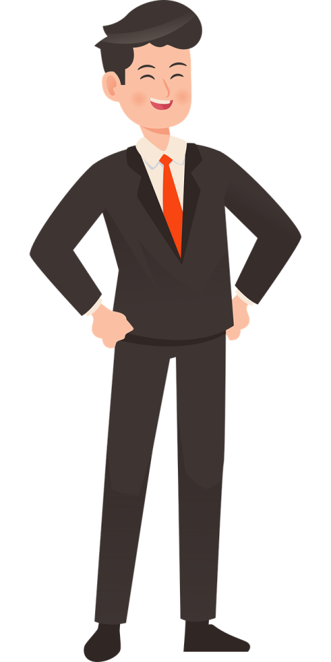 a man in a suit and tie