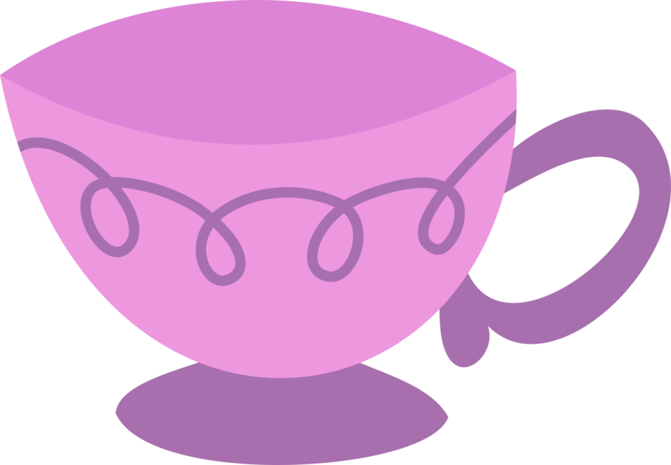 a purple cup on a white background