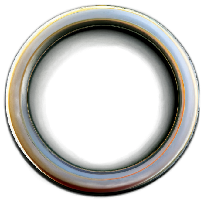 an abstract painting of a circular shape