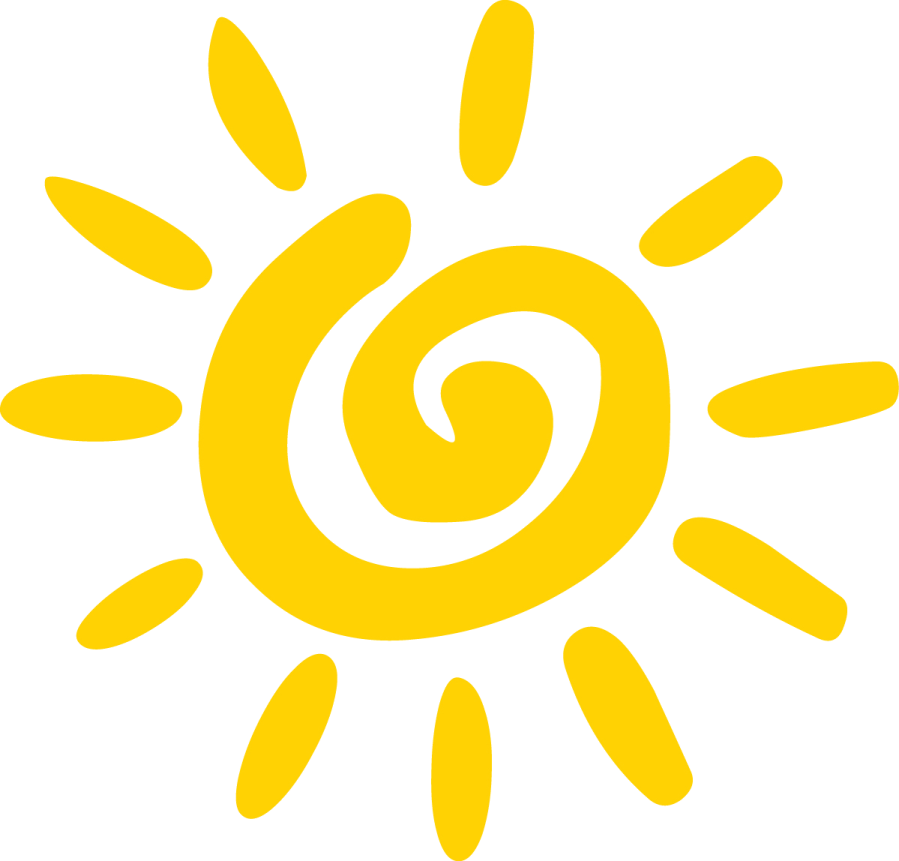 a yellow sun icon