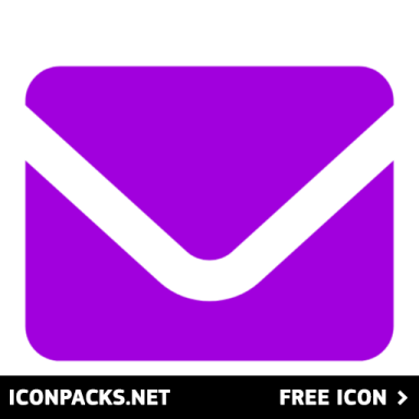 the icon of an email envelope