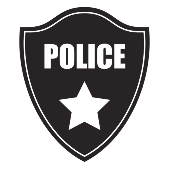 the logo for the police department