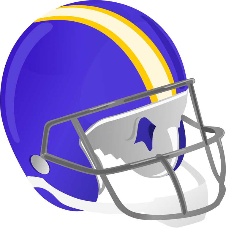 a football helmet with a helmet on it