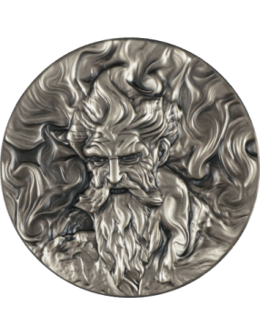 a metal plate with a face on it