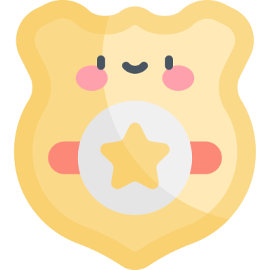 a teddy bear with a star on its nose