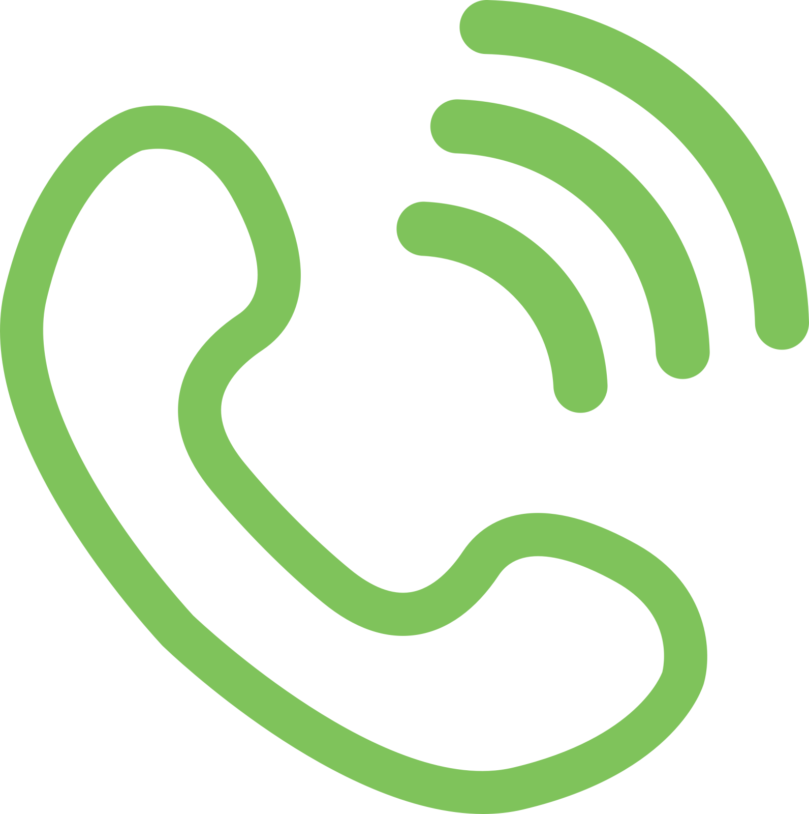 a green phone icon