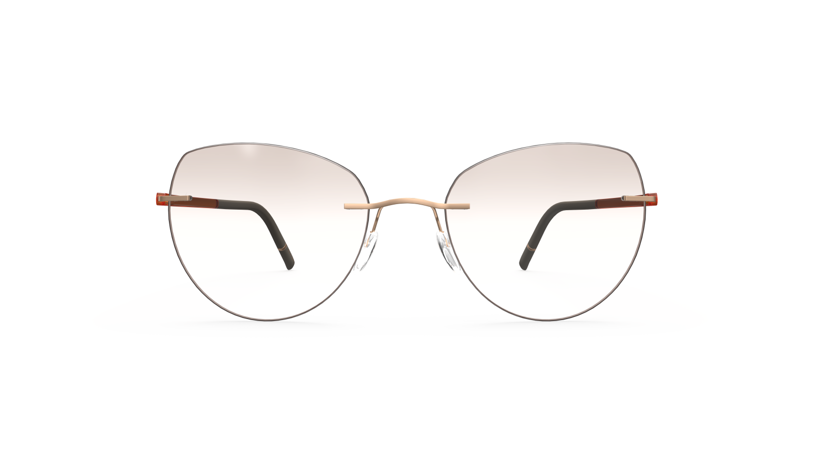 a pair of glasses on a white background