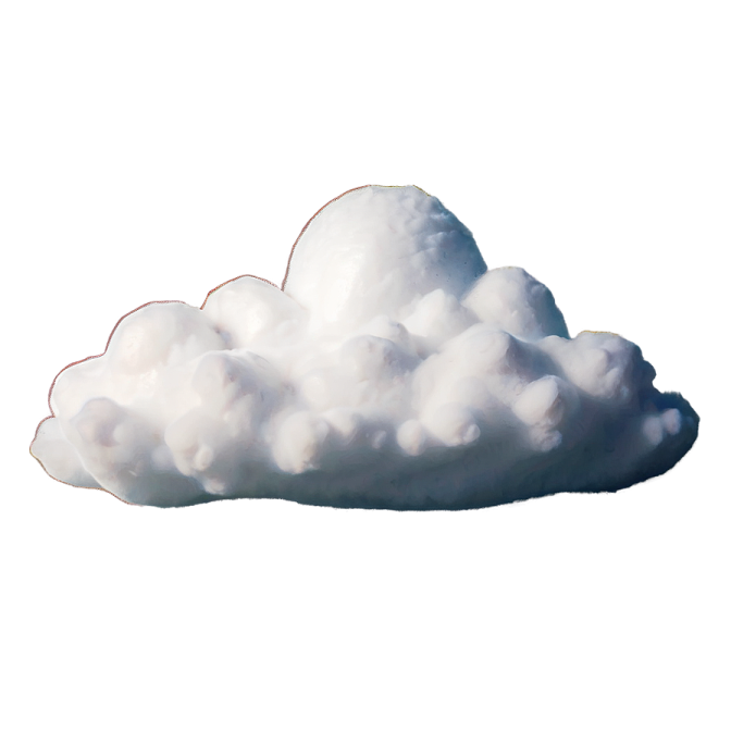 a pile of white cotton on a white background