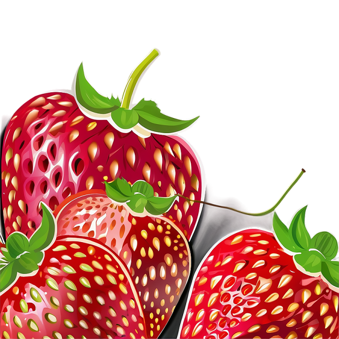 a bunch of strawberries on a white background