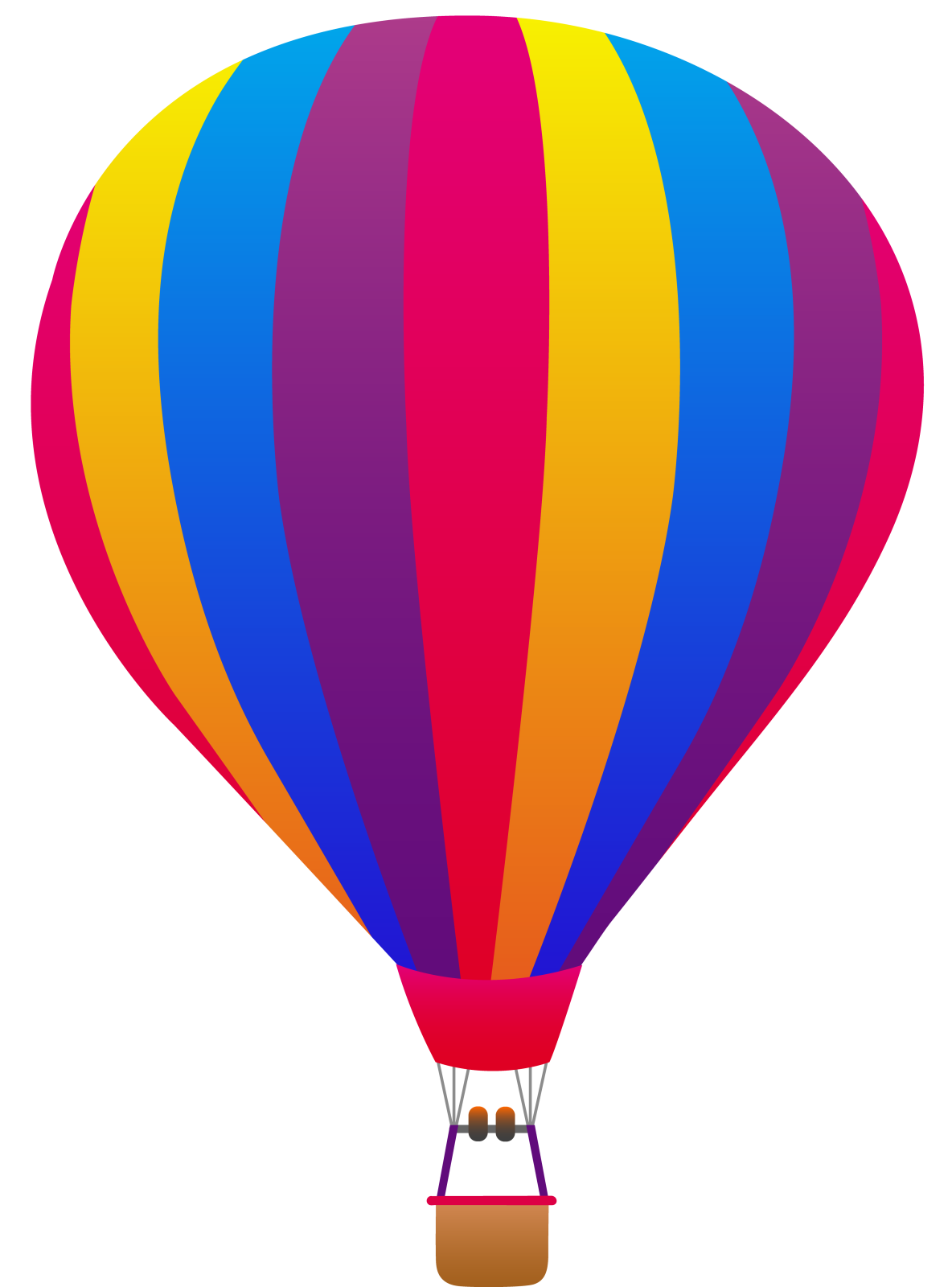 a hot air balloon clipart