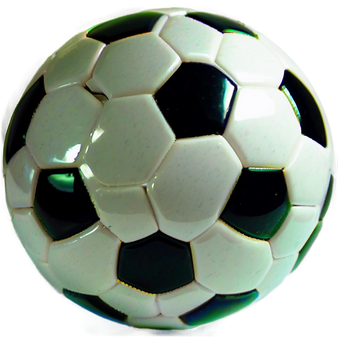 a soccer ball on a white background