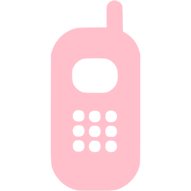 a pink cell phone