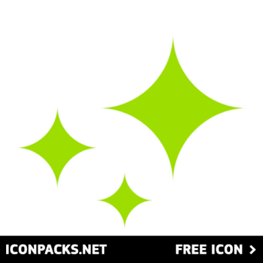 a green icon with three stars on it
