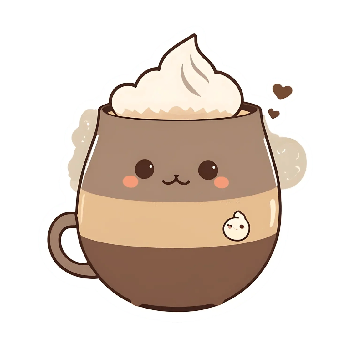 a cup of coffee with whipped cream on top