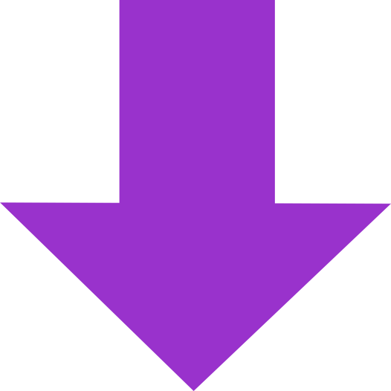 a purple arrow pointing up