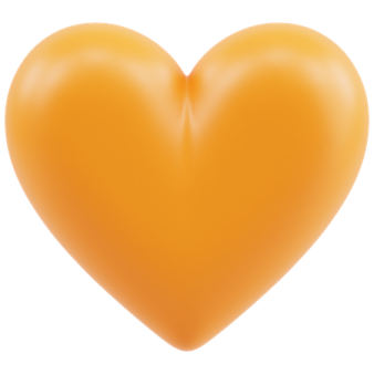 a heart shaped balloon on a white background