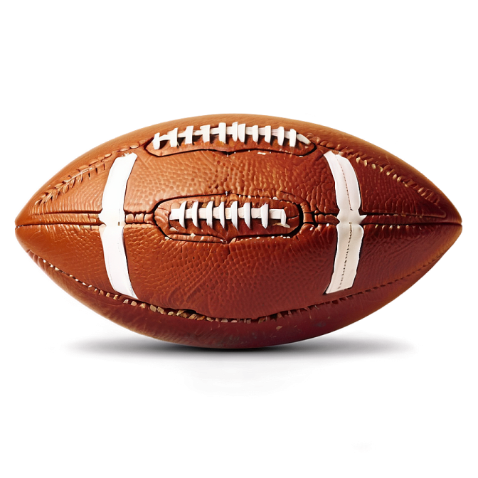 an american football on a white background