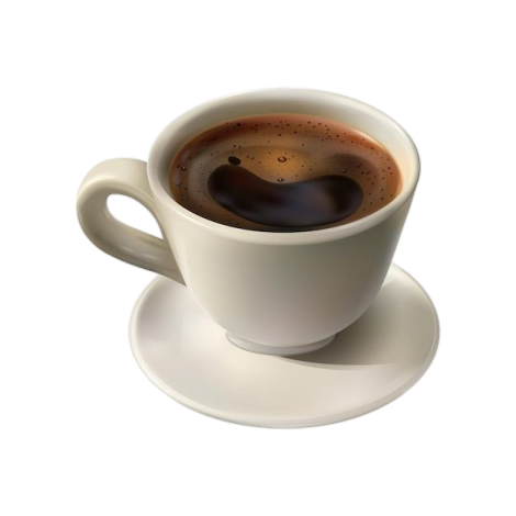 a cup of coffee on a saucer