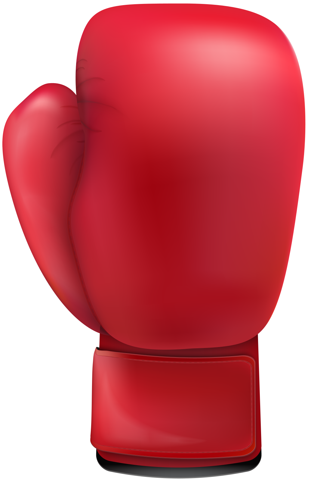 a red boxing glove