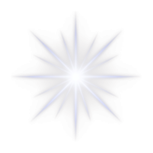 a blue star on a white background
