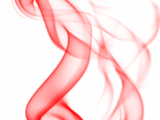 smoke on a white background