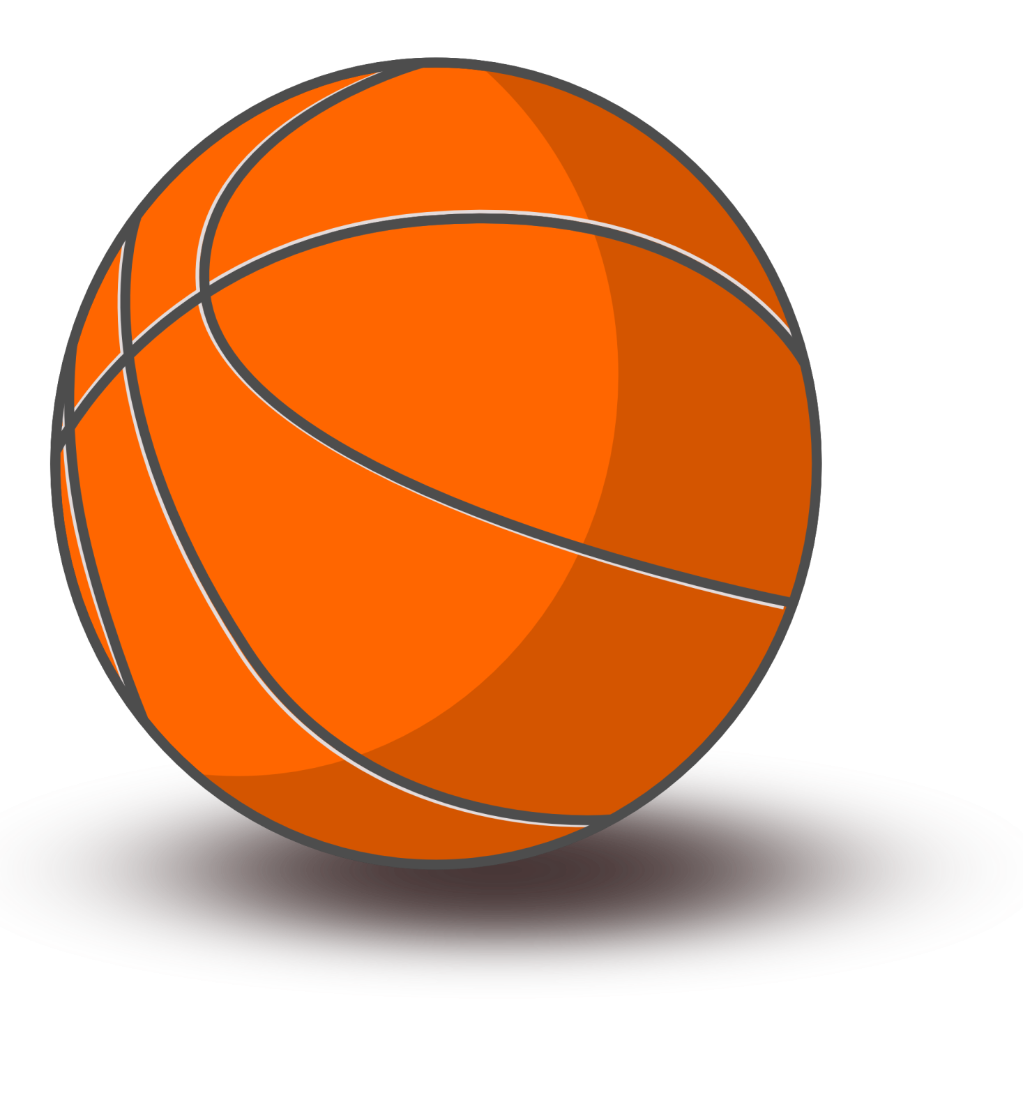 an orange basketball ball on a white background