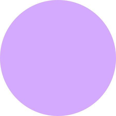 a purple circle with a white background