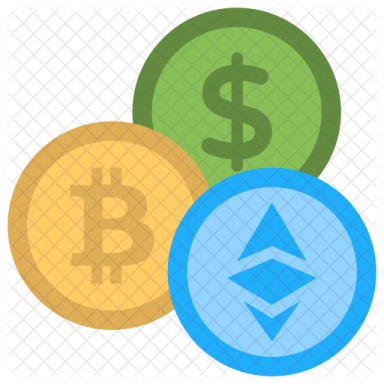 three coins with a dollar symbol in the middle