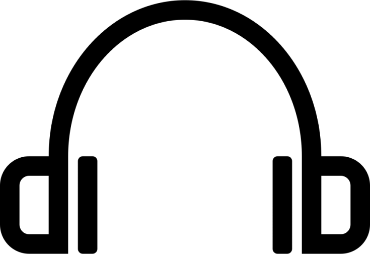 a headphone icon
