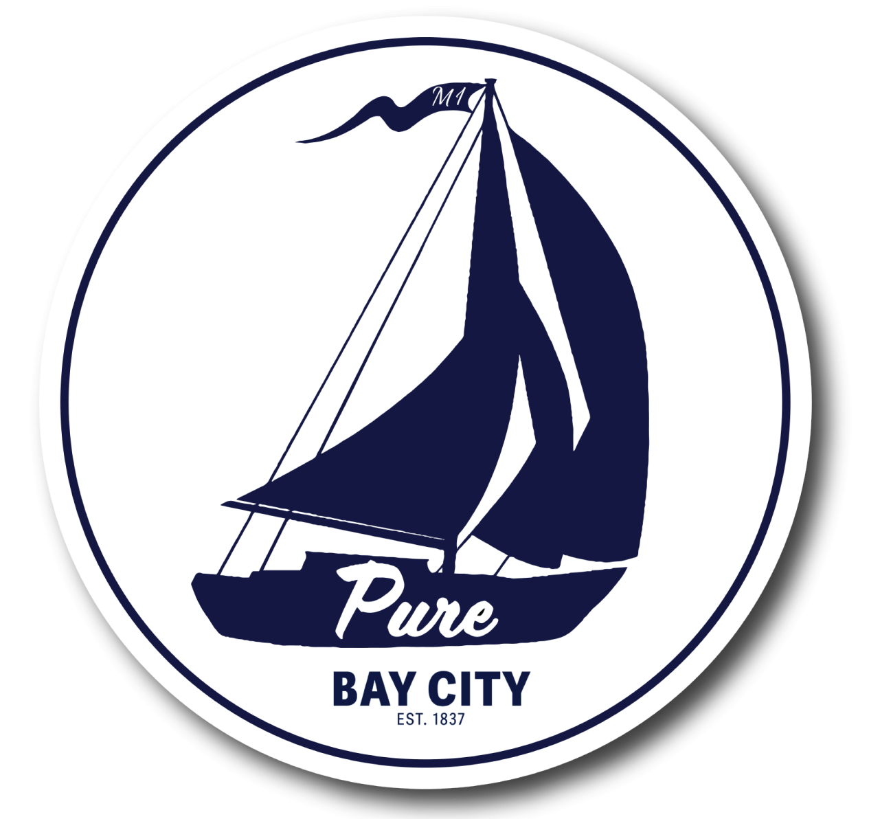 the bay city yacht club logo