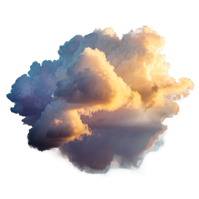 a cloud in the sky